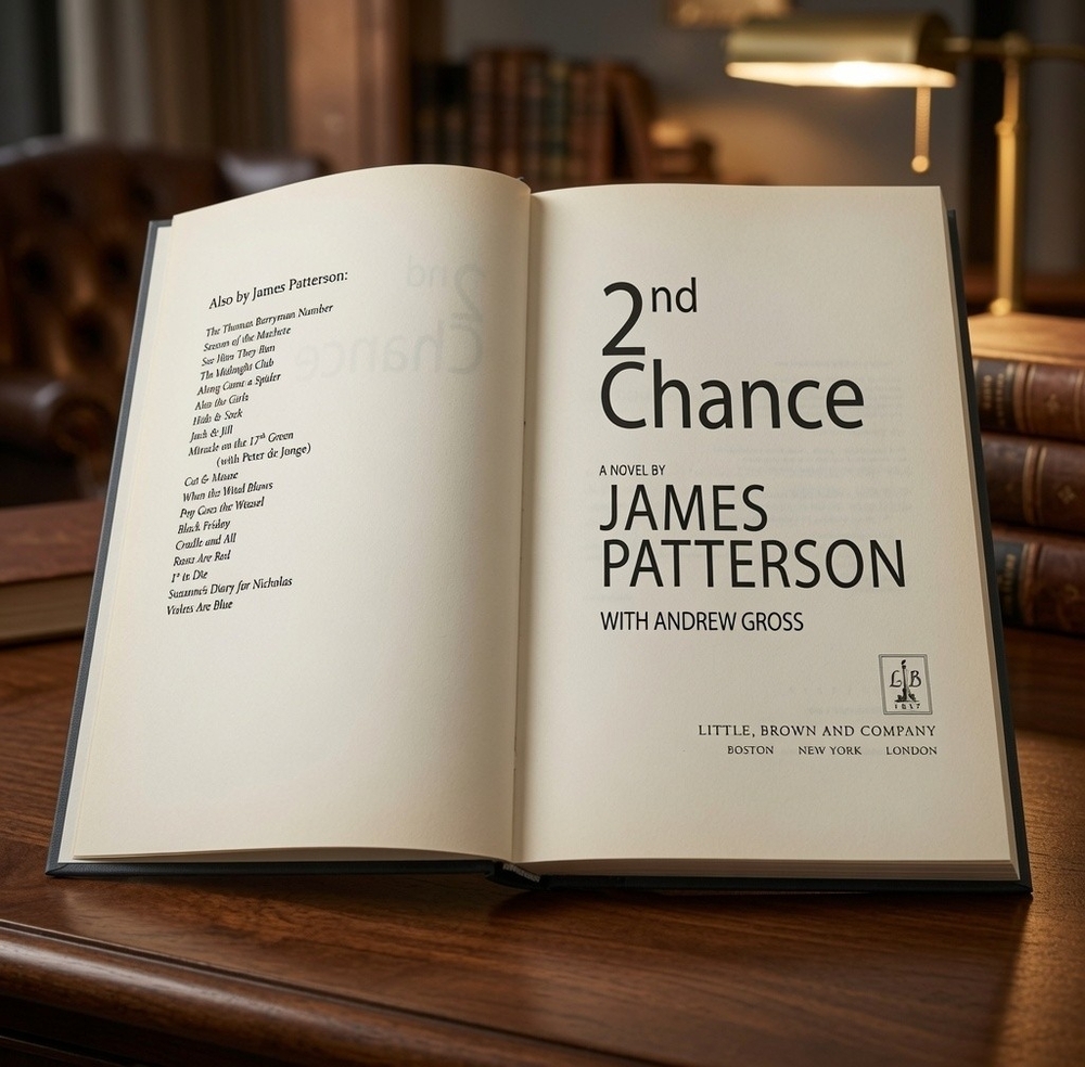 2nd Chance by James Patterson Andrew Gross 2002 1st Ed HC No DJ VG
